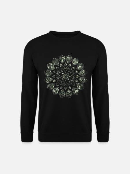 Mandala - Unisex Pullover - Schwarz