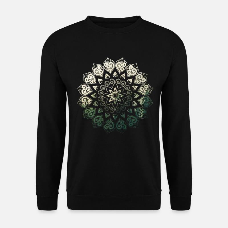 Mandala - Unisex Pullover - Schwarz