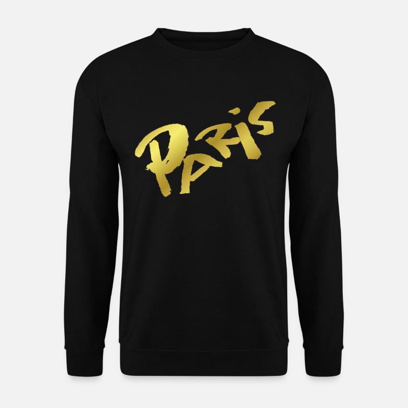 Paris - Unisex Pullover - Schwarz