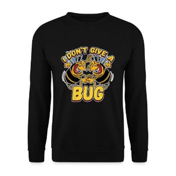 I Don't Give A Bug for a Pest Control Technician - Unisex Sweatshirt - black - Front - Alina (178cm) & Michal (187cm)
