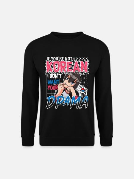 Korean Pop Design for a K-Pop Fashion Fan - Unisex Sweatshirt - black