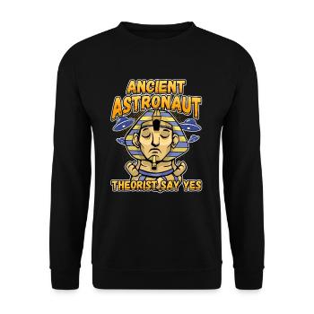 Conception de la mythologie égyptienne pour un fan de l’Égypte ancienne - Sweat-shirt Unisexe - noir - Devant - Alina (178cm) & Michal (187cm)