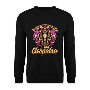 Conception de la mythologie égyptienne pour un fan de l’Égypte ancienne - Sweat-shirt Unisexe - noir - Devant - Alina (178cm) & Michal (187cm)