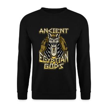 Conception de la mythologie égyptienne pour un fan de l’Égypte ancienne - Sweat-shirt Unisexe - noir - Devant - Alina (178cm) & Michal (187cm)