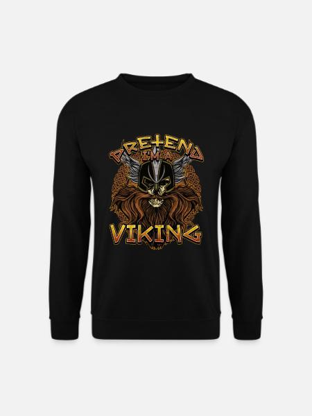 Norse Viking Mythology Design for Viking Warriors - Unisex Sweatshirt - black