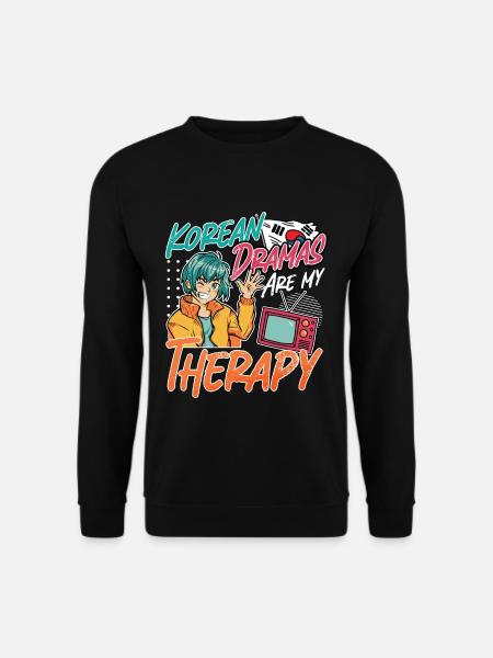 Korean Pop Design for a K-Pop Fashion Fan - Unisex sweater - sort