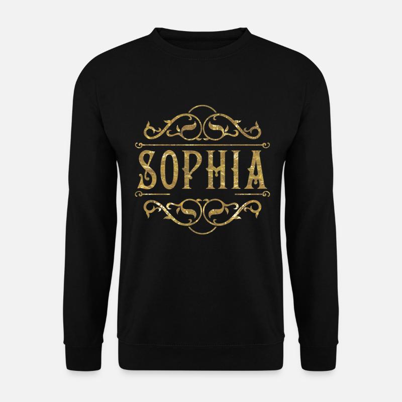 Sophia gold - Unisex Pullover - Schwarz