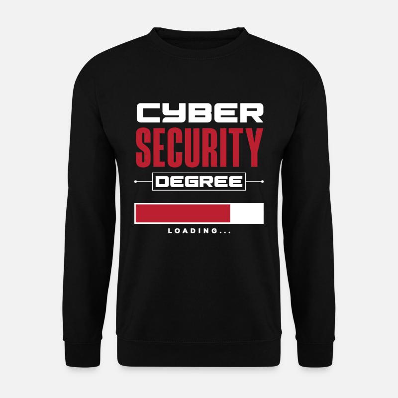 Cyber Security Degree Loading - Unisex Sweatshirt - black