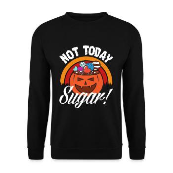Pas aujourd’hui Sucre - Sweat-shirt Unisexe - noir - Devant - Alina (178cm) & Michal (187cm)