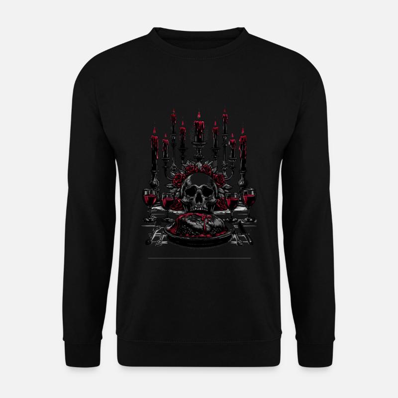 Gothic Macabre Feast Gothic Winter - Unisex Sweatshirt - black