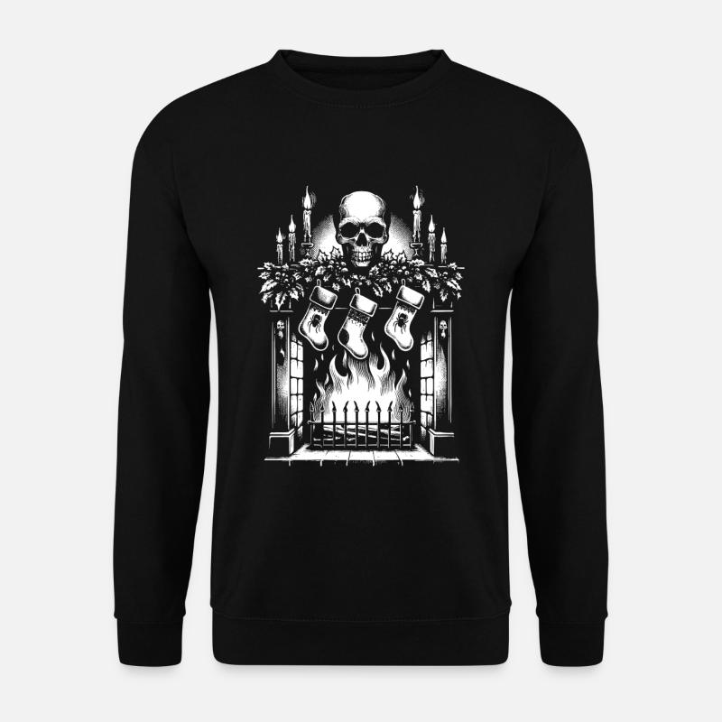 Gothic Fireplace - Unisex Pullover - Schwarz