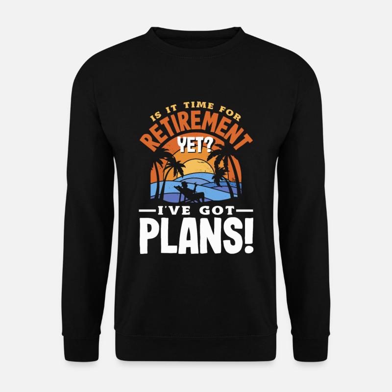 I've Got Plans Enthusiast - Unisex Sweatshirt - black