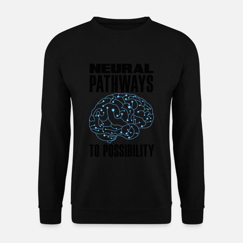 Unlock Your Brain's Potential Neuroplasticity - Unisex Sweatshirt - black