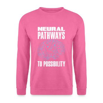 Unlock Your Brain's Potential Neuroplasticity - Unisex Pullover - Pink - Vorne
