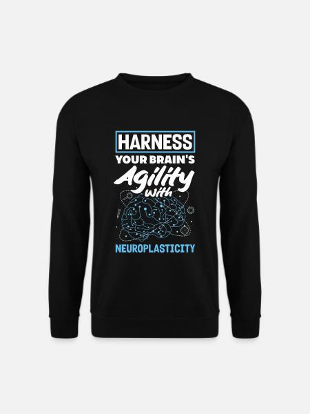 Unlock Your Brain's Potential Neuroplasticity - Unisex Sweatshirt - black
