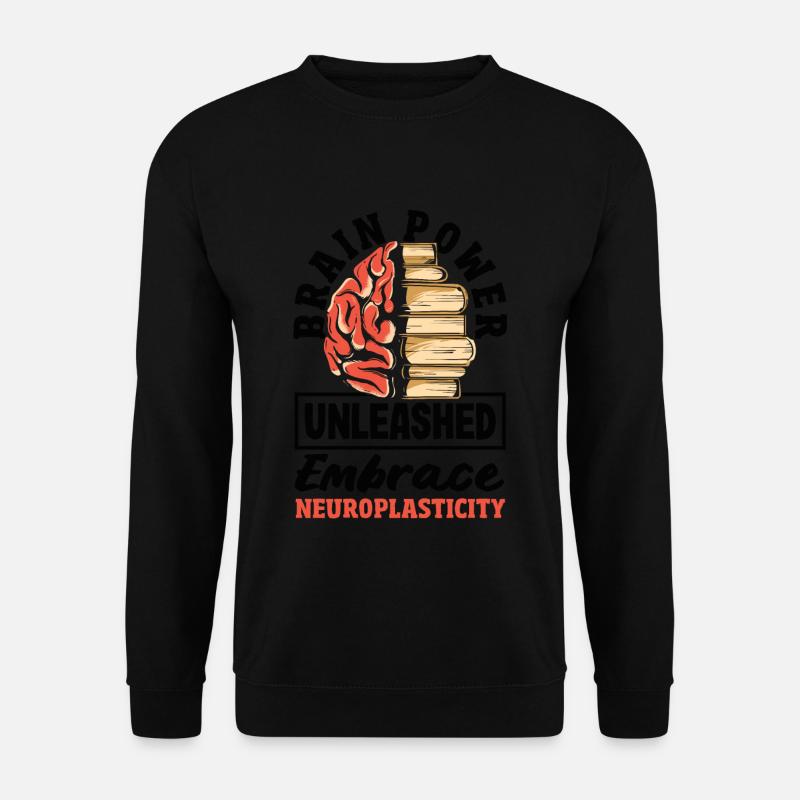 Unlock Your Brain's Potential Neuroplasticity - Unisex Sweatshirt - black