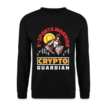 Cryptocurrency Rewards Gaming Blockchain Gamer - Unisex Pullover - Schwarz - Vorne - Alina (178cm) & Michal (187cm)