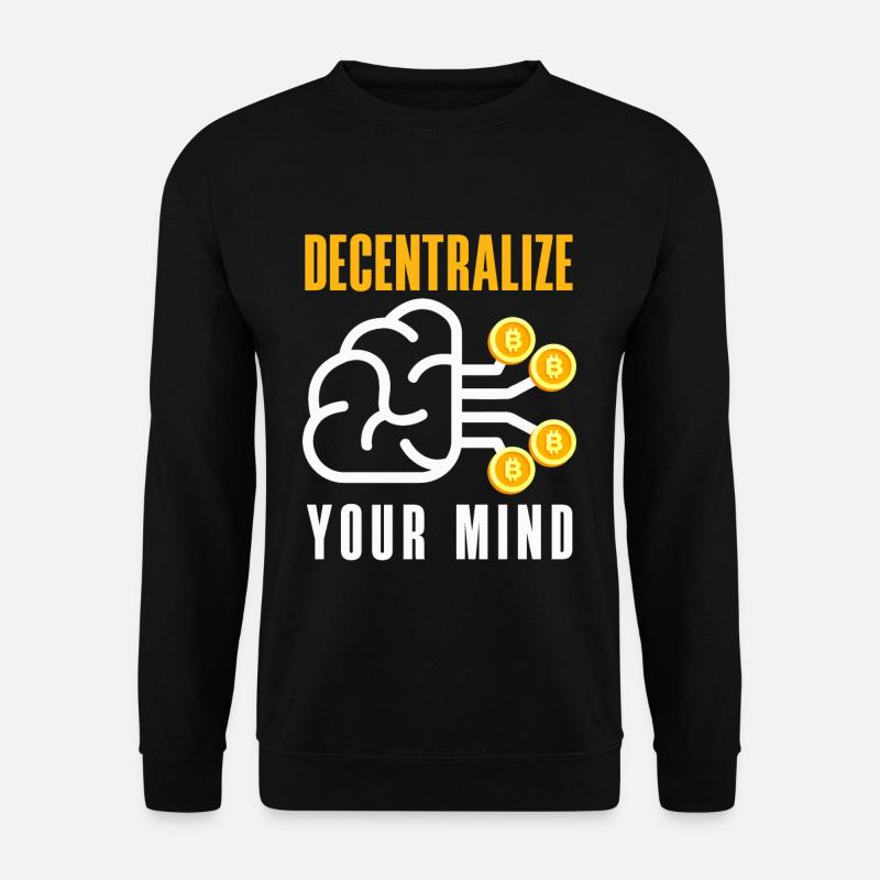 Cryptocurrency AI & Crypto Enthusiast Blockchain - Unisex Pullover - Schwarz