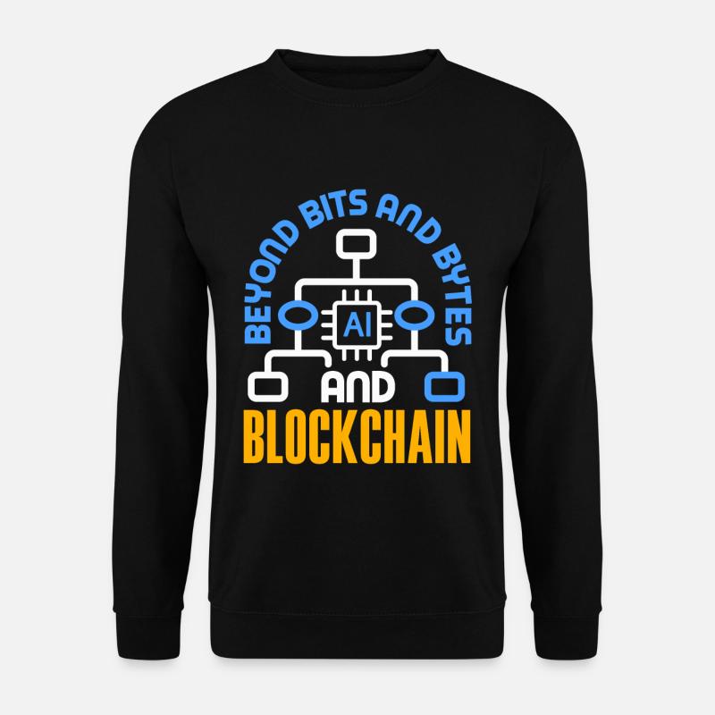 Cryptocurrency AI & Crypto Enthusiast Blockchain - Unisex Pullover - Schwarz