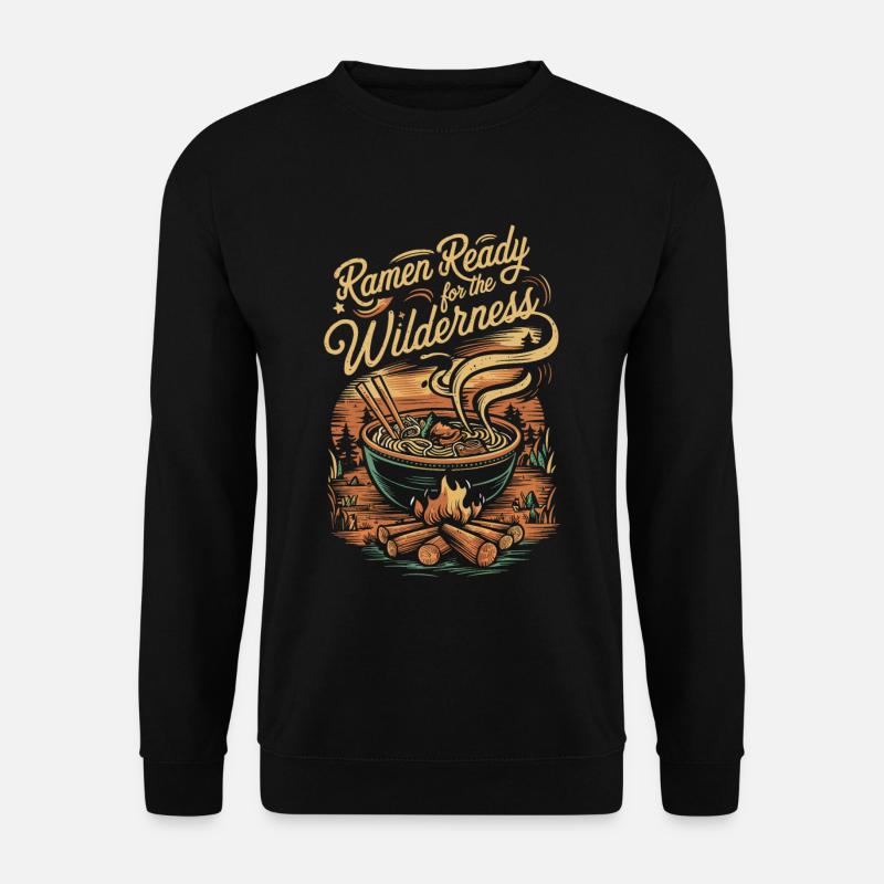 Camping Ramen Lovers - Unisex Pullover - Schwarz