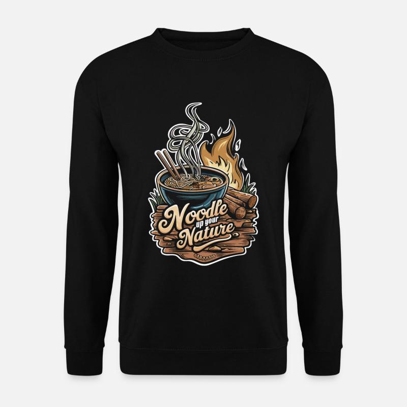 Camping Ramen Lovers - Unisex Pullover - Schwarz