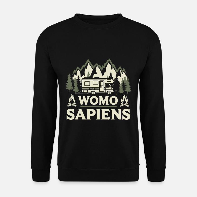 Womo Sapiens - Unisex Sweatshirt - black