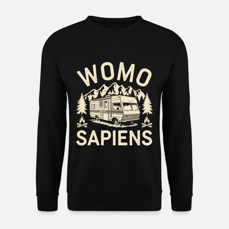 Womo Sapiens - Unisex Pullover - Schwarz