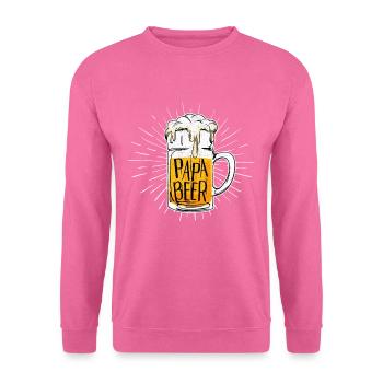Lustiges Vatertag Herrentag Papa Bier Fun Geschenk - Unisex Pullover - Pink - Vorne