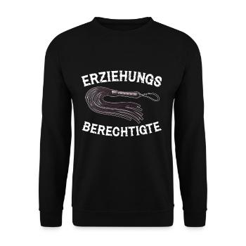 Tuteurs légaux BDSM Bondage érotisme drôle - Sweat-shirt Unisexe - noir - Devant - Alina (178cm) & Michal (187cm)