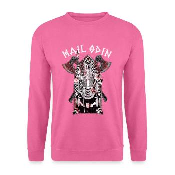 Hail Odin Warrior Valhalla Beard Heide Pride Honor - Sweat-shirt Unisexe - rose - Devant