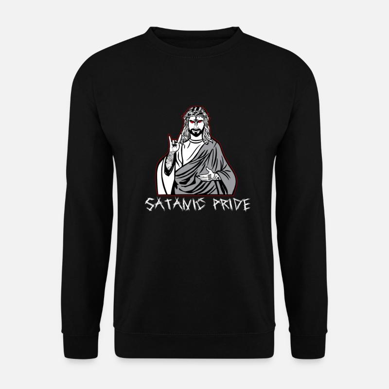 Satanic Pride Not Today Jesus - Unisex Sweatshirt - black