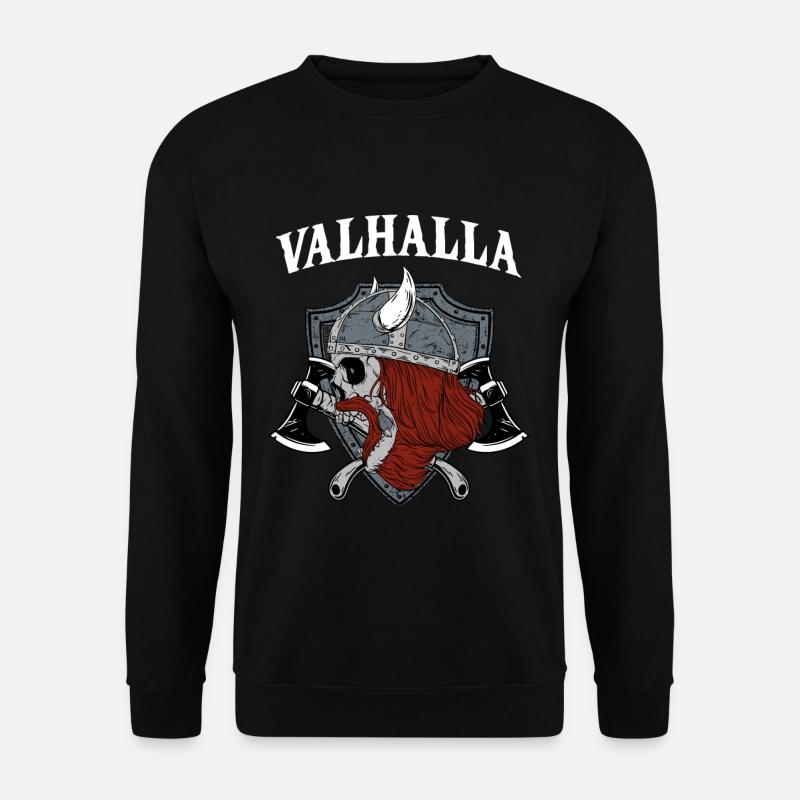 Valhalla I Viking Warrior - Unisex Sweatshirt - black