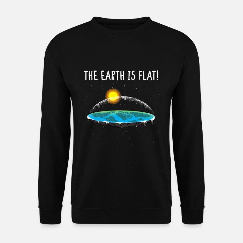 La Terra è piatta I Terra piatta - Felpa unisex - nero