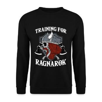 Formation pour Ragnarok I Nordic Viking Valhalla - Sweat-shirt Unisexe - noir - Devant - Alina (178cm) & Michal (187cm)