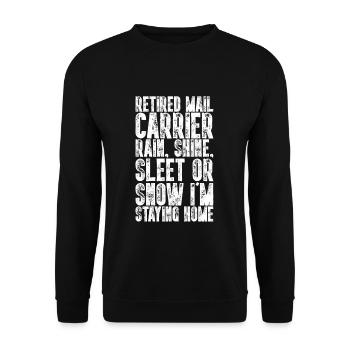 front 77181608379614586 - Unisex Sweatshirt - black - Front - Alina (178cm) & Michal (187cm)