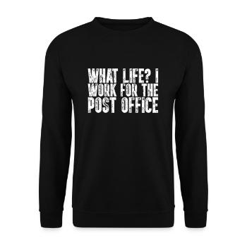front 41831608382200196 - Unisex Sweatshirt - black - Front - Alina (178cm) & Michal (187cm)
