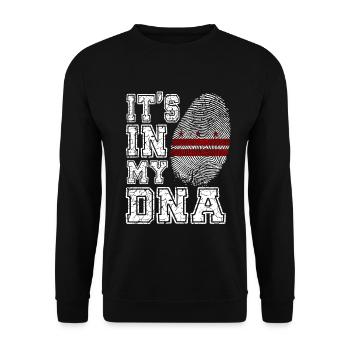 It's In My DNA Washington Gift - Unisex Sweatshirt - black - Front - Alina (178cm) & Michal (187cm)