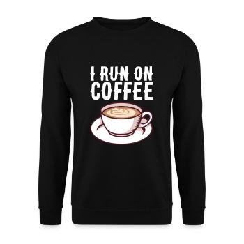 front 75431607973051071 - Unisex Pullover - Schwarz - Vorne - Alina (178cm) & Michal (187cm)