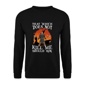 front 39691662293977987 - Unisex Pullover - Schwarz - Vorne - Alina (178cm) & Michal (187cm)