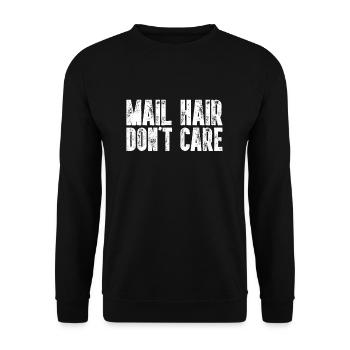 front 13301608379478384 - Unisex Sweatshirt - black - Front - Alina (178cm) & Michal (187cm)