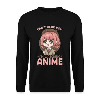 35021669382785679 avant - Sweat-shirt Unisexe - noir - Devant - Alina (178cm) & Michal (187cm)