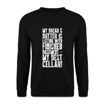 82721608540445495 avant - Sweat-shirt Unisexe - noir - Devant - Alina (178cm) & Michal (187cm)