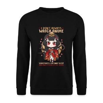 35641666603551186 avant - Sweat-shirt Unisexe - noir - Devant - Alina (178cm) & Michal (187cm)