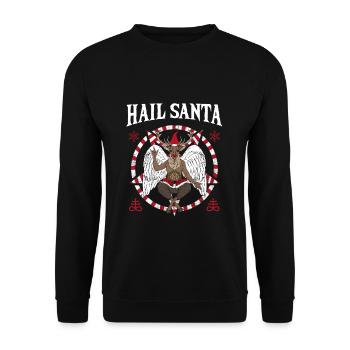 I Pentagramme du diable satanique - Sweat-shirt Unisexe - noir - Devant - Alina (178cm) & Michal (187cm)