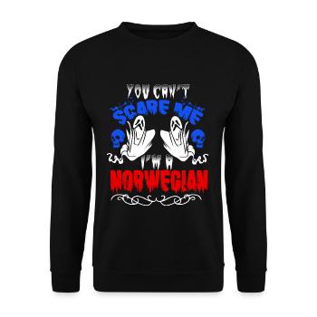 Scare Norwegian - Unisex Pullover - Schwarz - Vorne - Alina (178cm) & Michal (187cm)