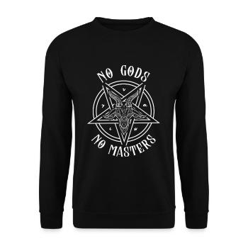 front 89571603213231623 - Unisex Pullover - Schwarz - Vorne - Alina (178cm) & Michal (187cm)