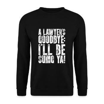 front 45091608543952130 - Unisex Pullover - Schwarz - Vorne - Alina (178cm) & Michal (187cm)