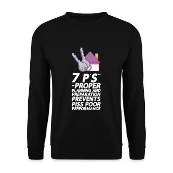 79291607974047901 avant - Sweat-shirt Unisexe - noir - Devant - Alina (178cm) & Michal (187cm)
