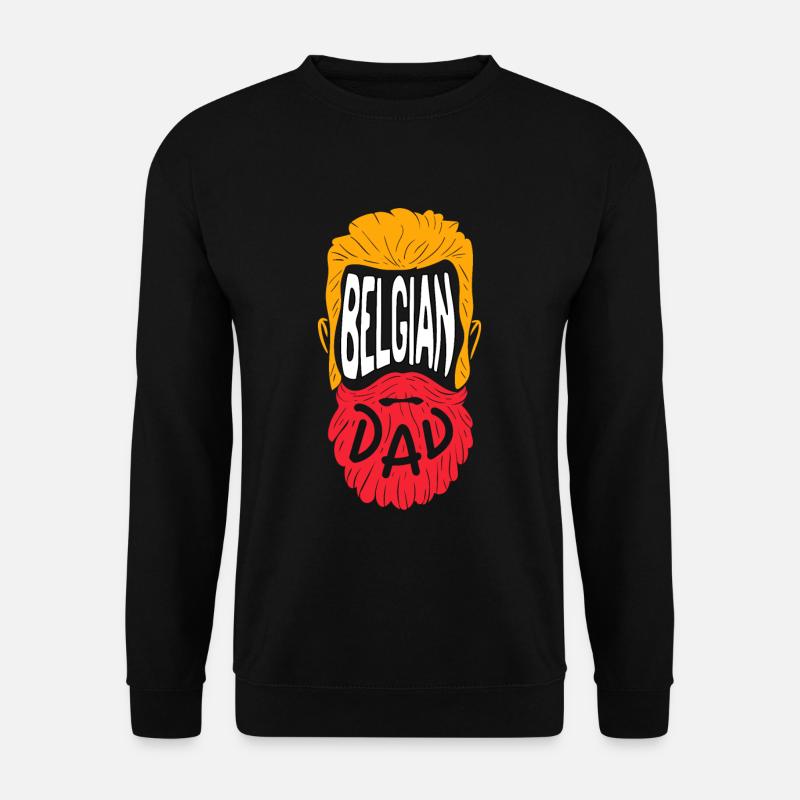 Belgian Dad - Unisex Pullover - Schwarz