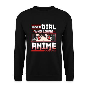 Juste une fille qui aime le costume de filles de cosplay d’anime - Sweat-shirt Unisexe - noir - Devant - Alina (178cm) & Michal (187cm)